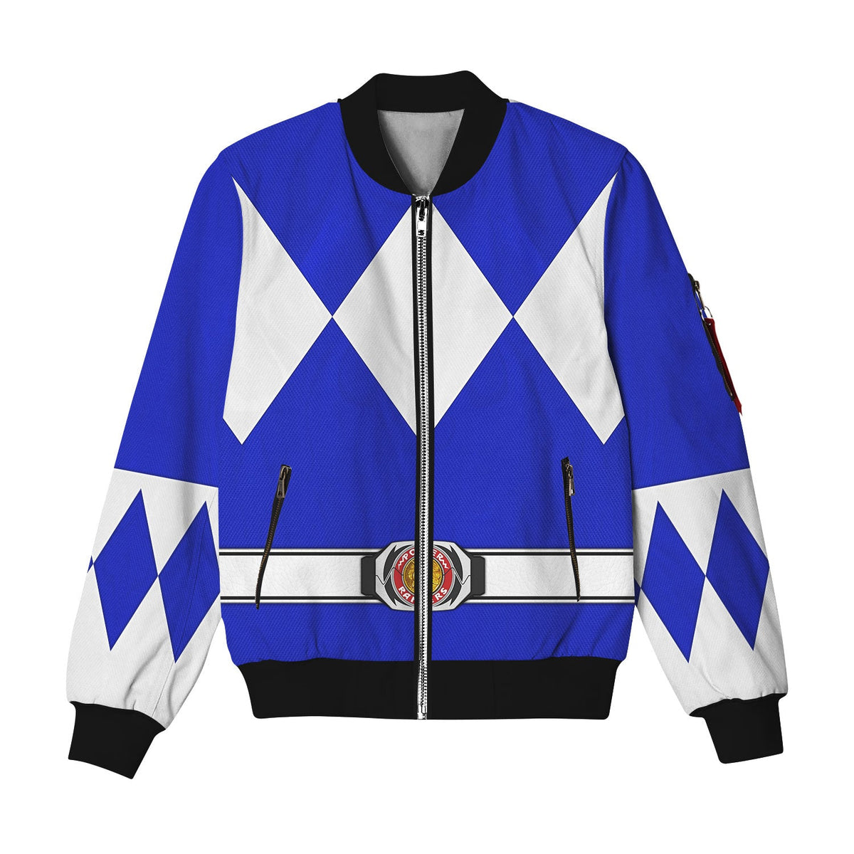 MakerHuman Blue Ranger Mighty Morphin Bomber Jacket