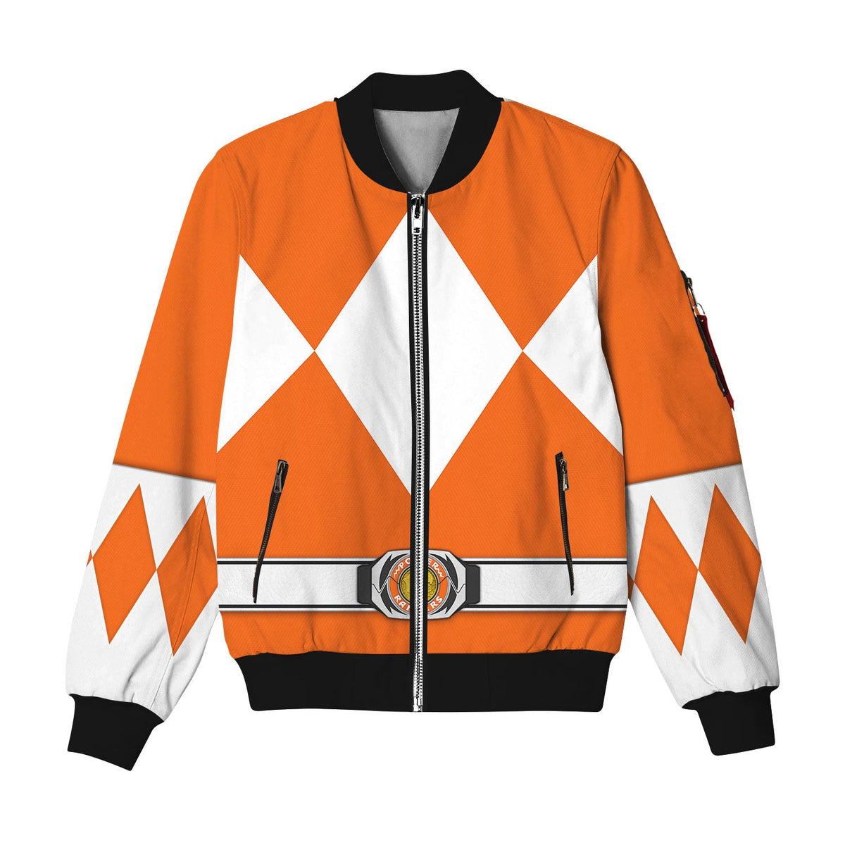 MakerHuman Bulk and Skull Orange Rangers Bomber Jacket