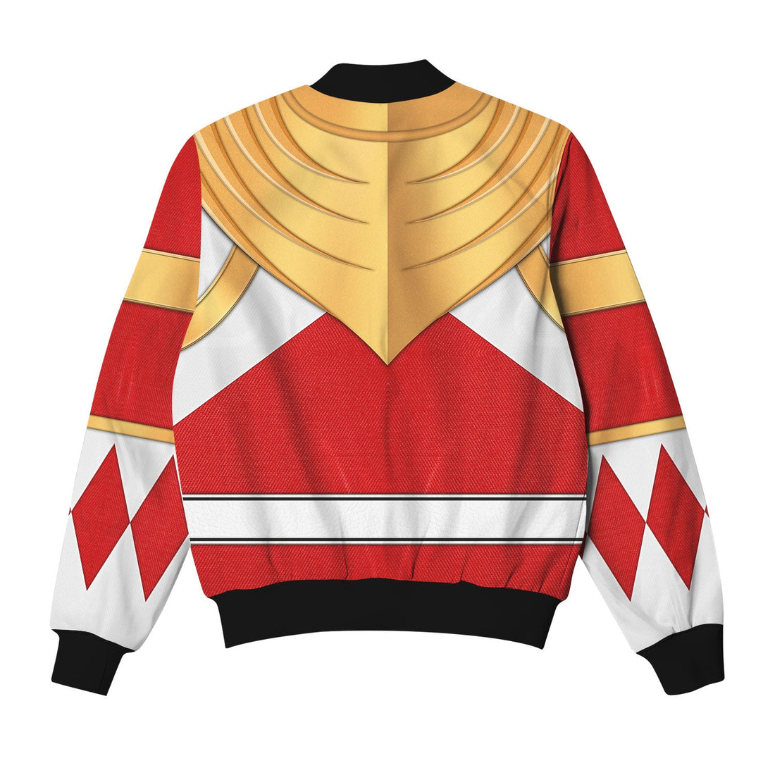 MakerHuman Red Ranger Dragon Shield Bomber Jacket