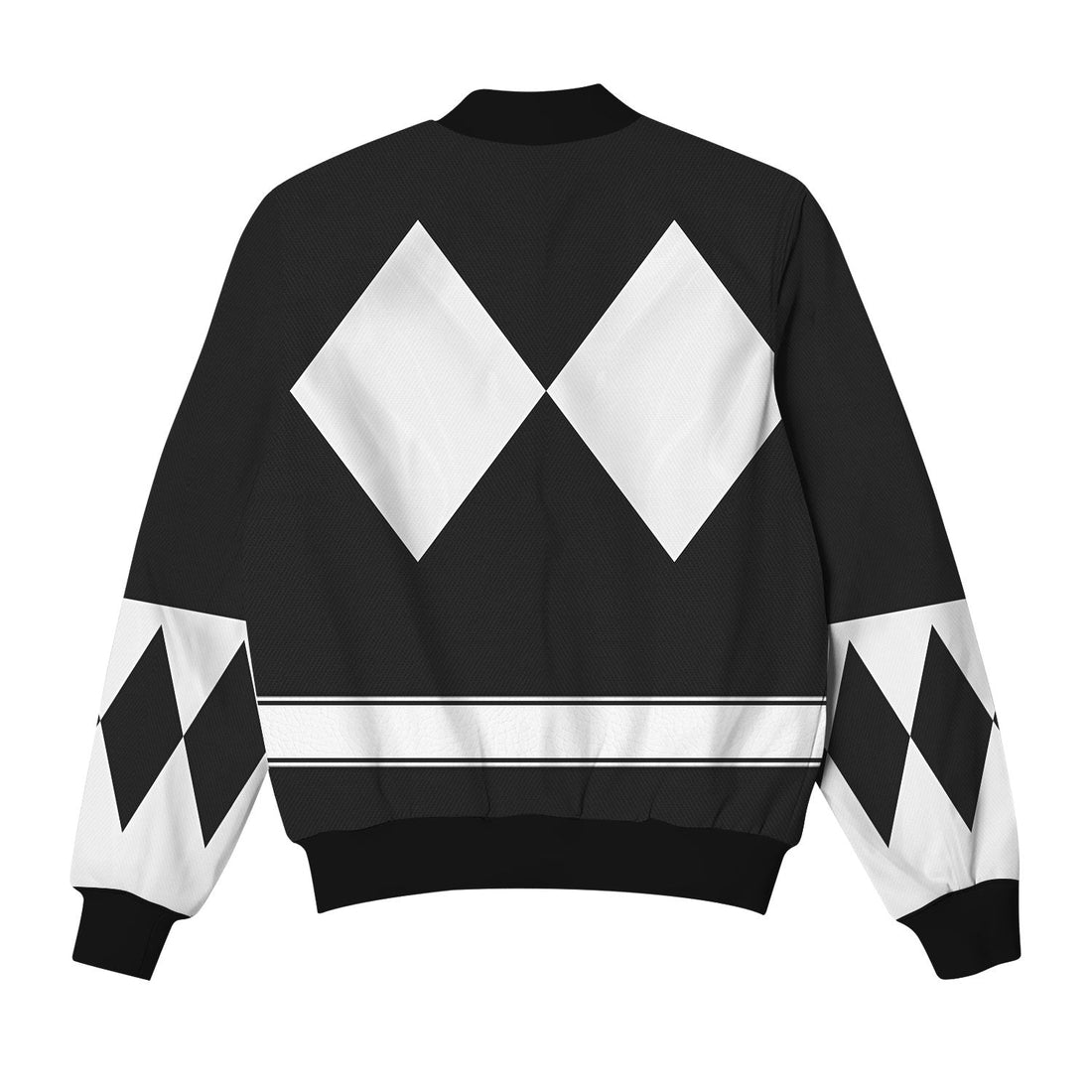 MakerHuman Black Ranger Mighty Morphin The Movie (1995) Bomber Jacket
