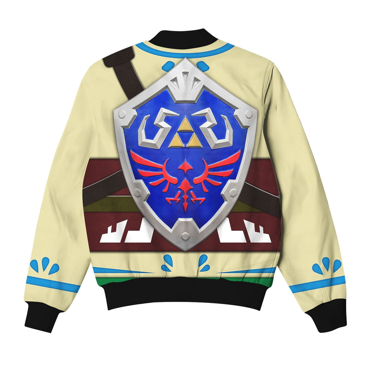 MakerHuman Skyloft Uniform - Skyward Sword Link Attire Shield Bomber Jacket