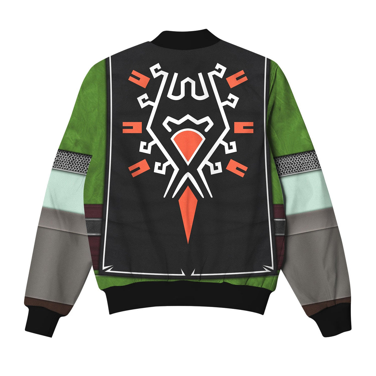 MakerHuman Tears Of The Kingdom Knights of Skyloft Green Bomber Jacket