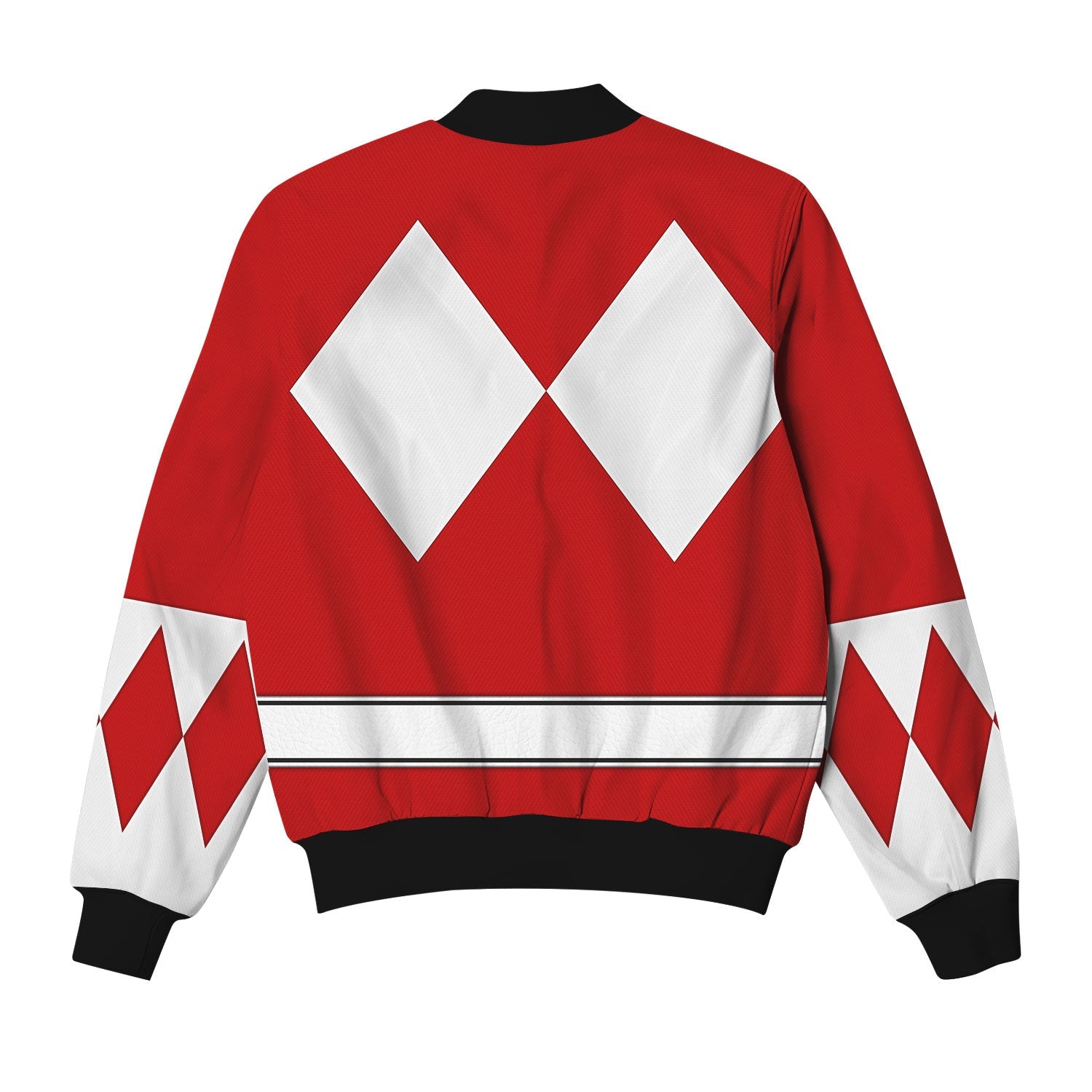 MakerHuman Red Ranger Mighty Morphin The Movie (1995) Bomber Jacket
