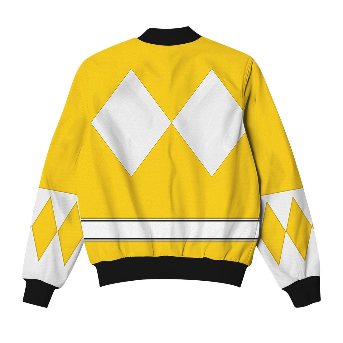 MakerHuman Yellow Ranger Mighty Morphin The Movie (1995) Bomber Jacket