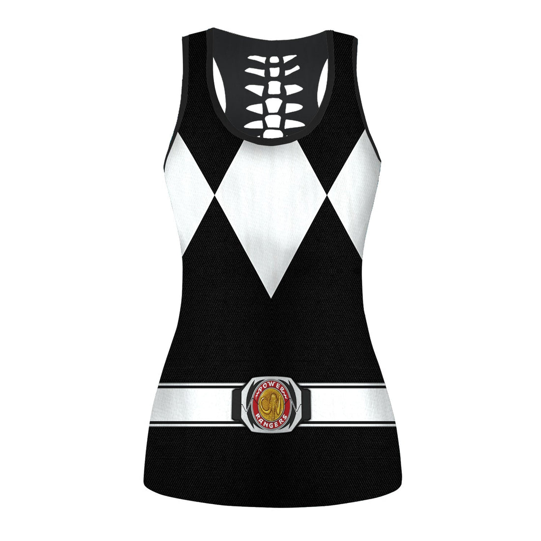 Black Ranger Mighty Morphin Tank Tops & Leggings