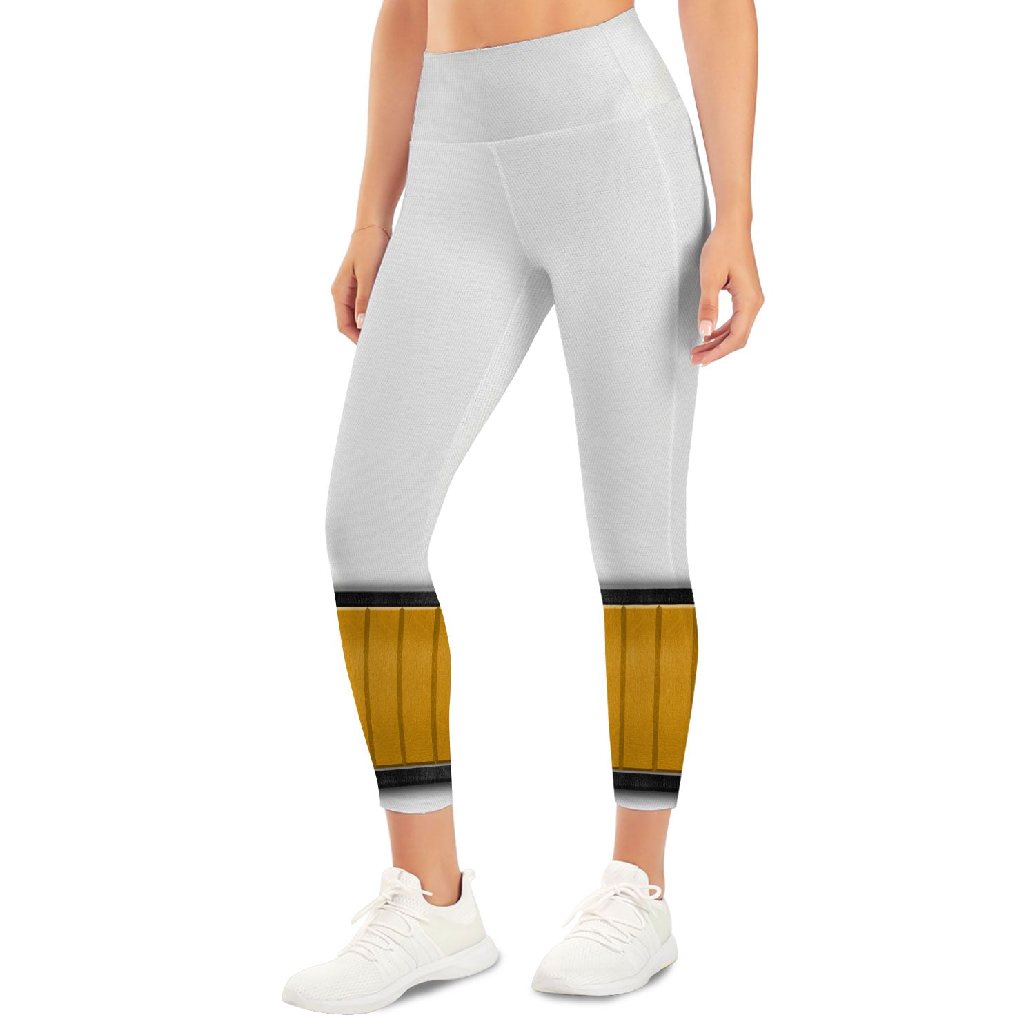 White Ranger Mighty Morphin Tank Tops & Leggings