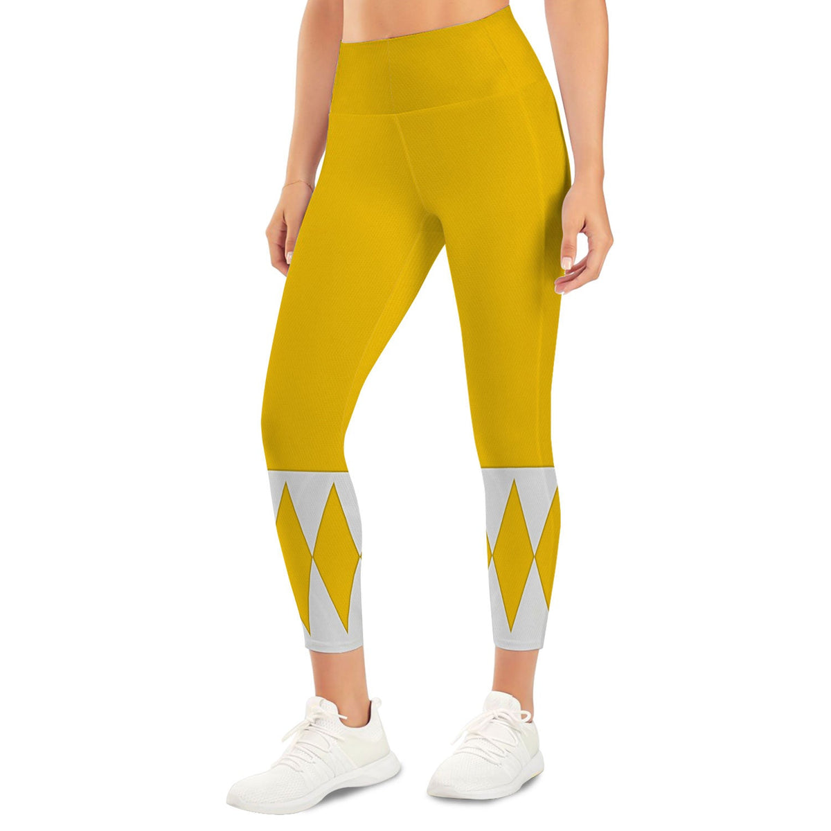 Yellow Ranger Mighty Morphin The Movie (1995) Tank Tops & Leggings