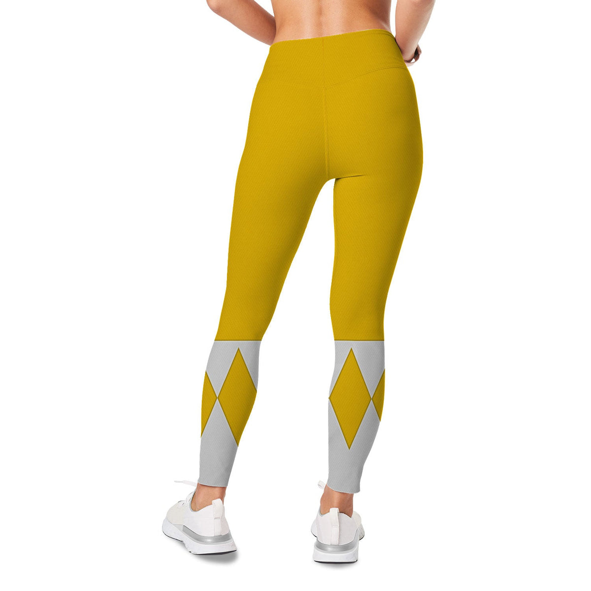 Yellow Ranger Mighty Morphin The Movie (1995) Tank Tops & Leggings