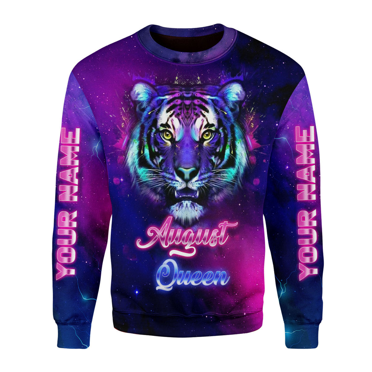 YMskins Personalized Ugly Sweater August Queen All Over Printed