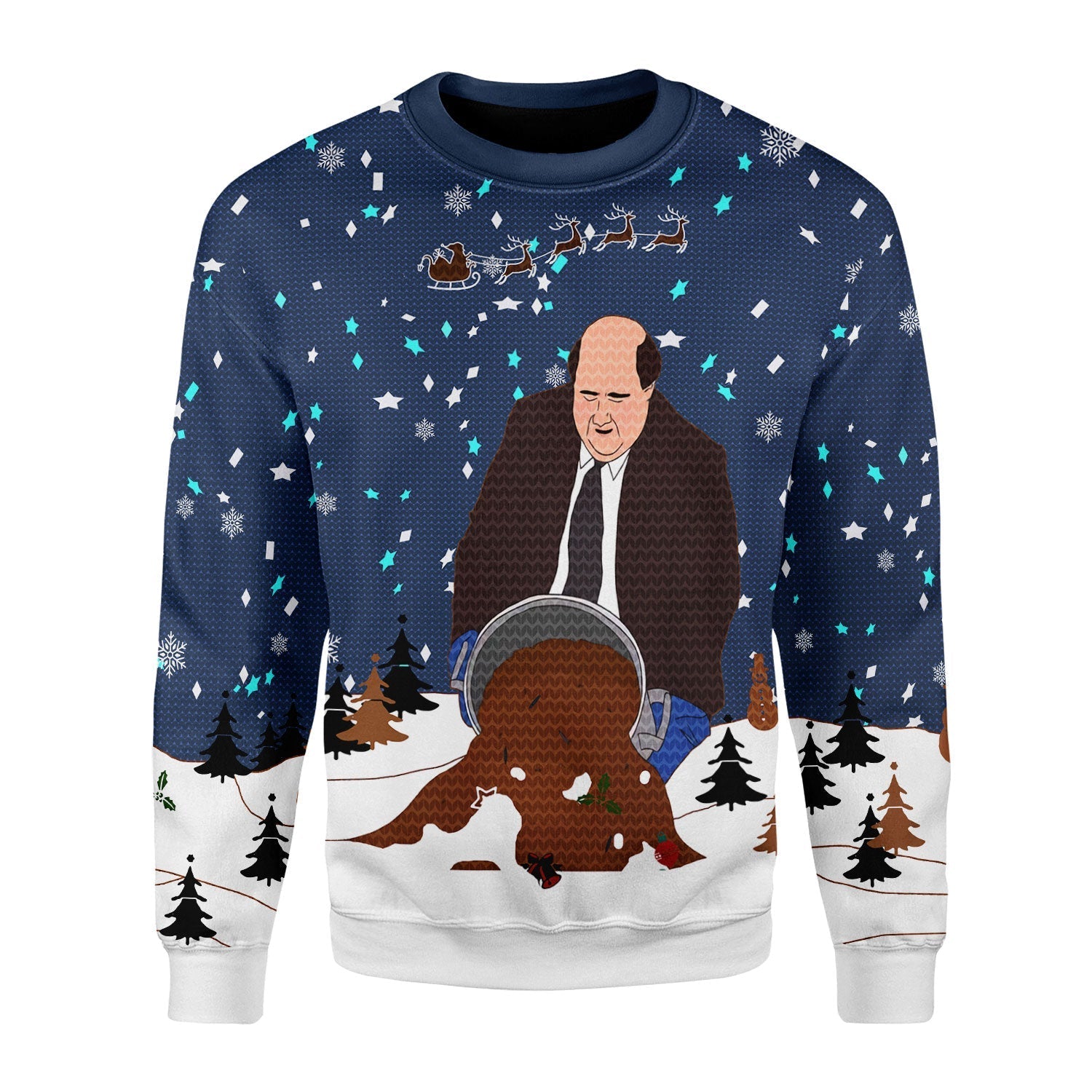 YMskins Christmas Sweater Kevin's Chili Funny 3D Apparel