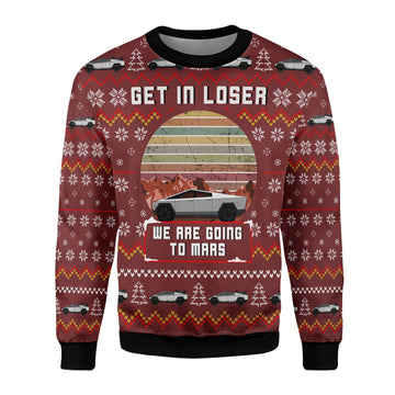 YMskins Christmas Sweater We Are Going To Mars 3D Apparel