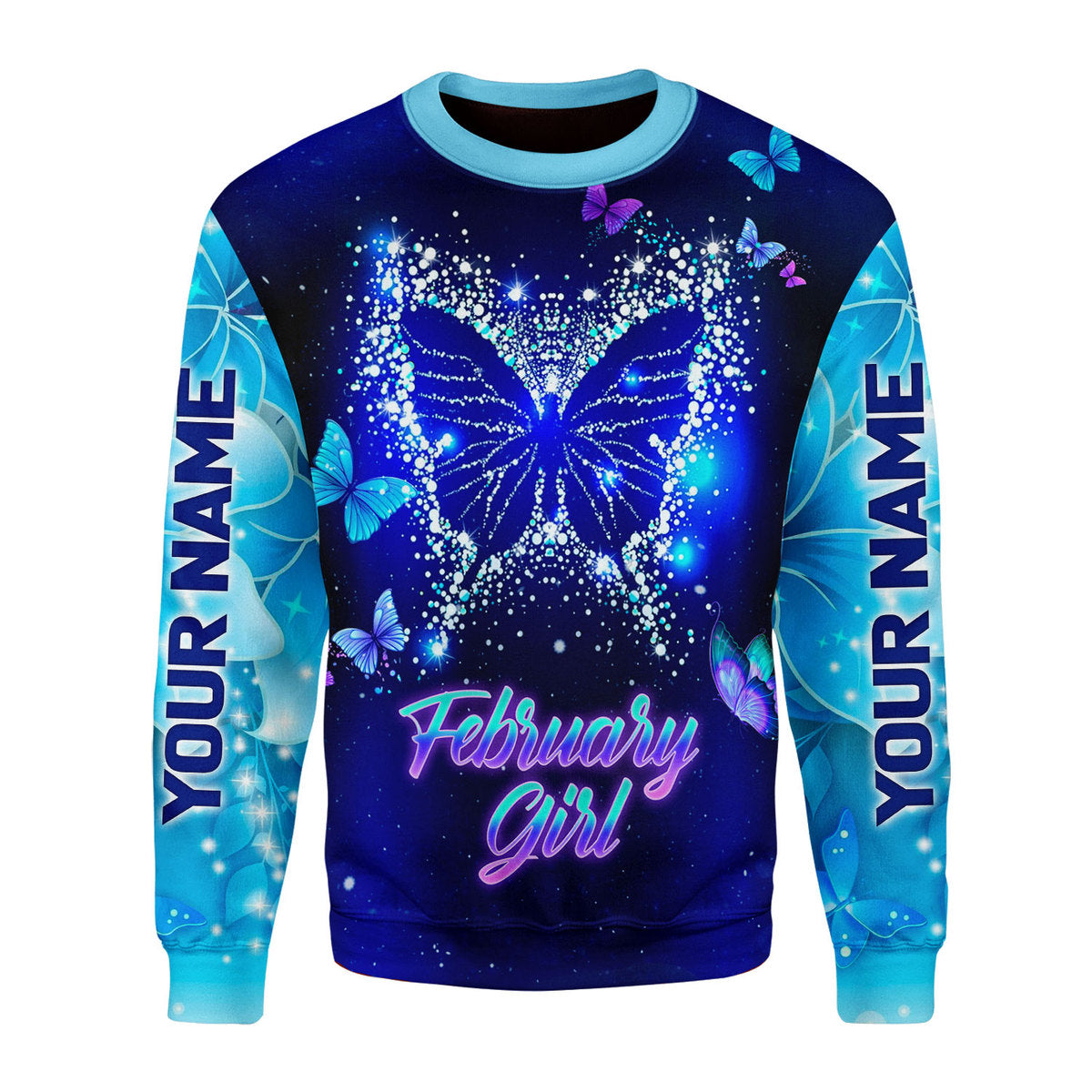 YMskins Personalized Tops February Girl All Over Printed