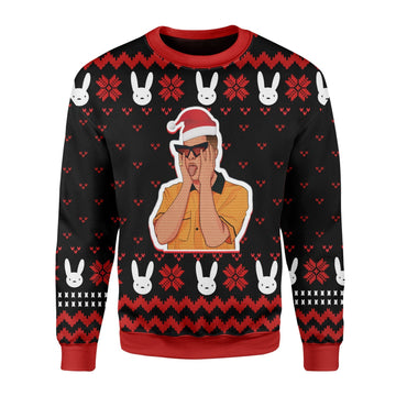 YMskins Christmas Sweater Bad Bunny 3D Apparel