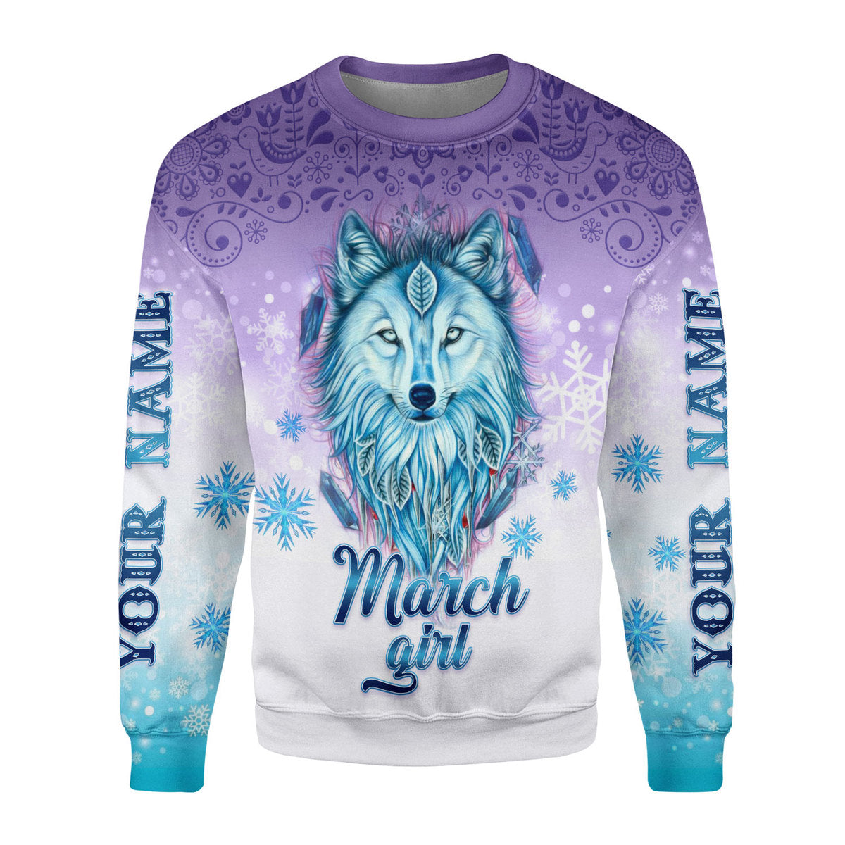 YMskins Personalized Tops I'm A March Queen All Over Printed