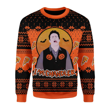 YMskins Christmas Sweater Friends I'm Chandler 3D Apparel