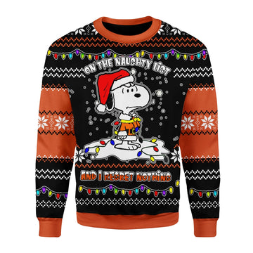 YMskins Christmas Sweater I Regret Nothing 3D Apparel