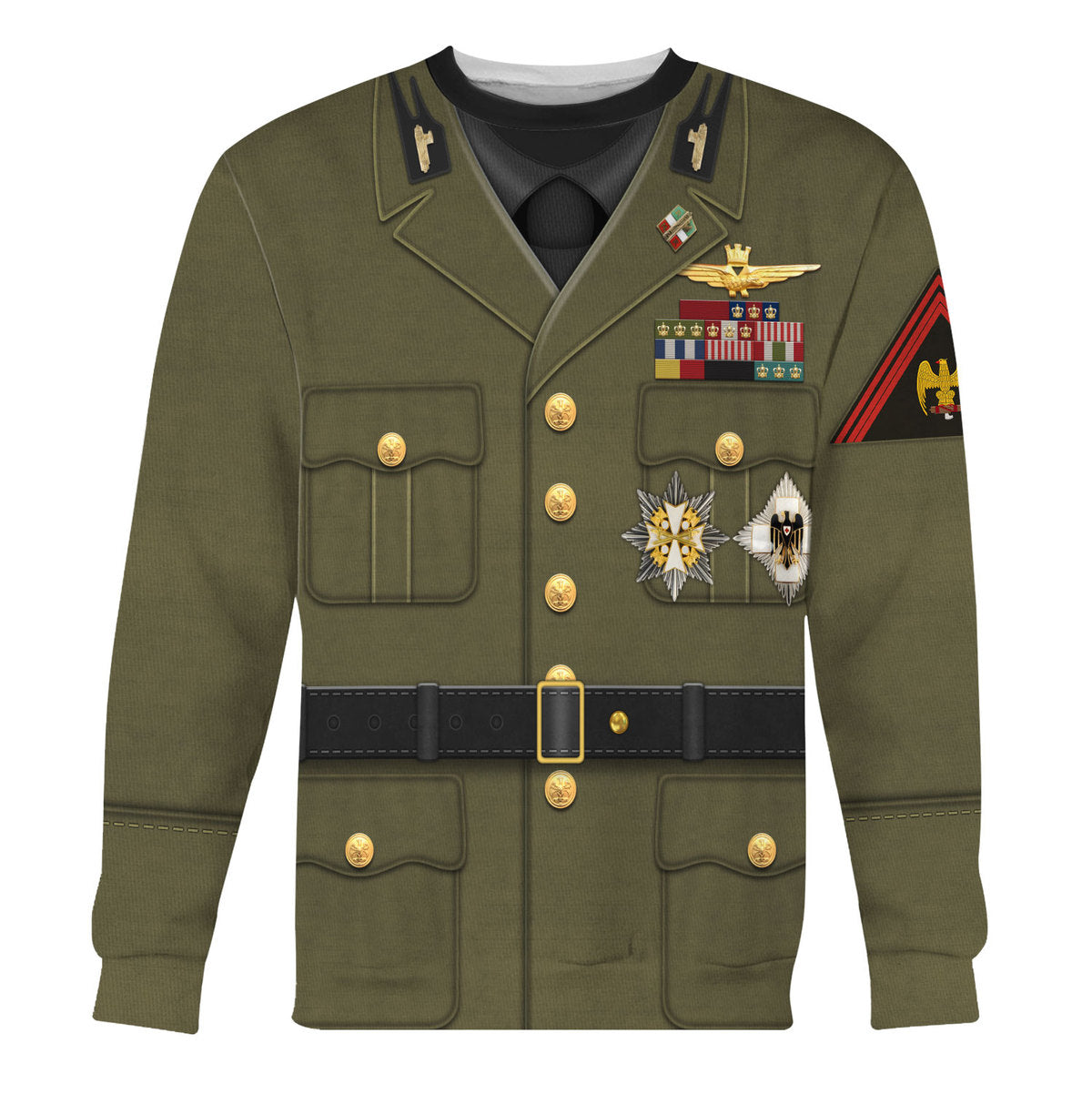 YMskins Benito Mussolini Costume Hoodie Sweatshirt T-Shirt Tracksuit