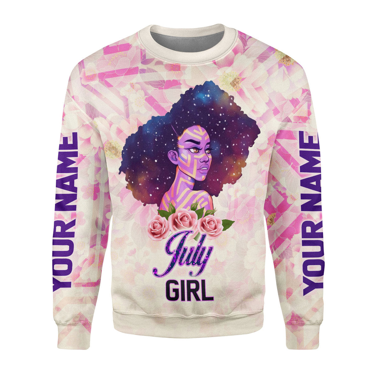 YMskins Personalized Tops July Girl All Over Printed