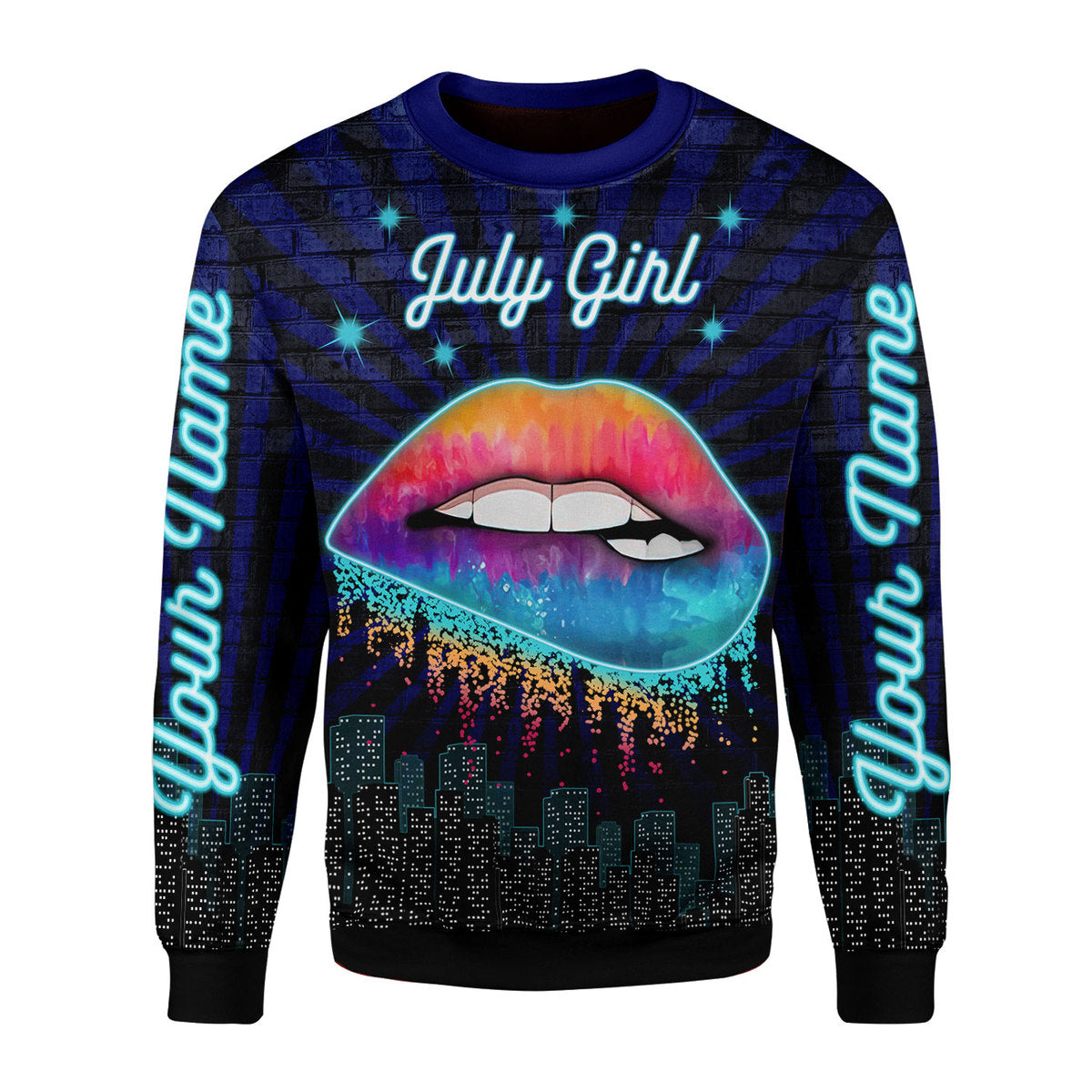YMskins Personalized Tops July Girl All Over Printed