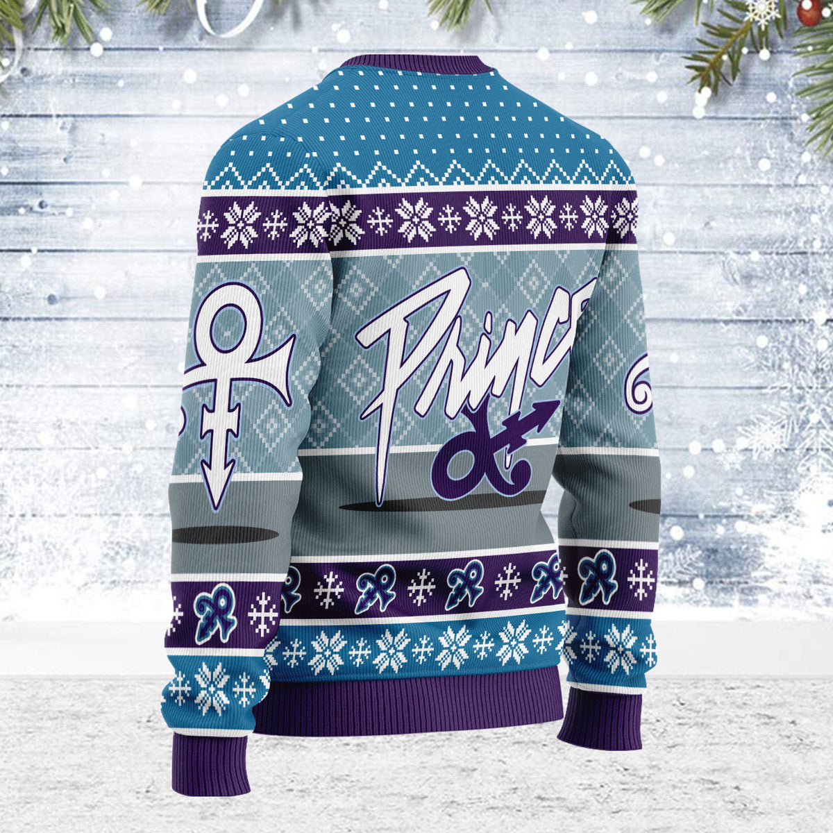 Prince Having a Fight with Prince Harry Meme Christmas Wool Sweater