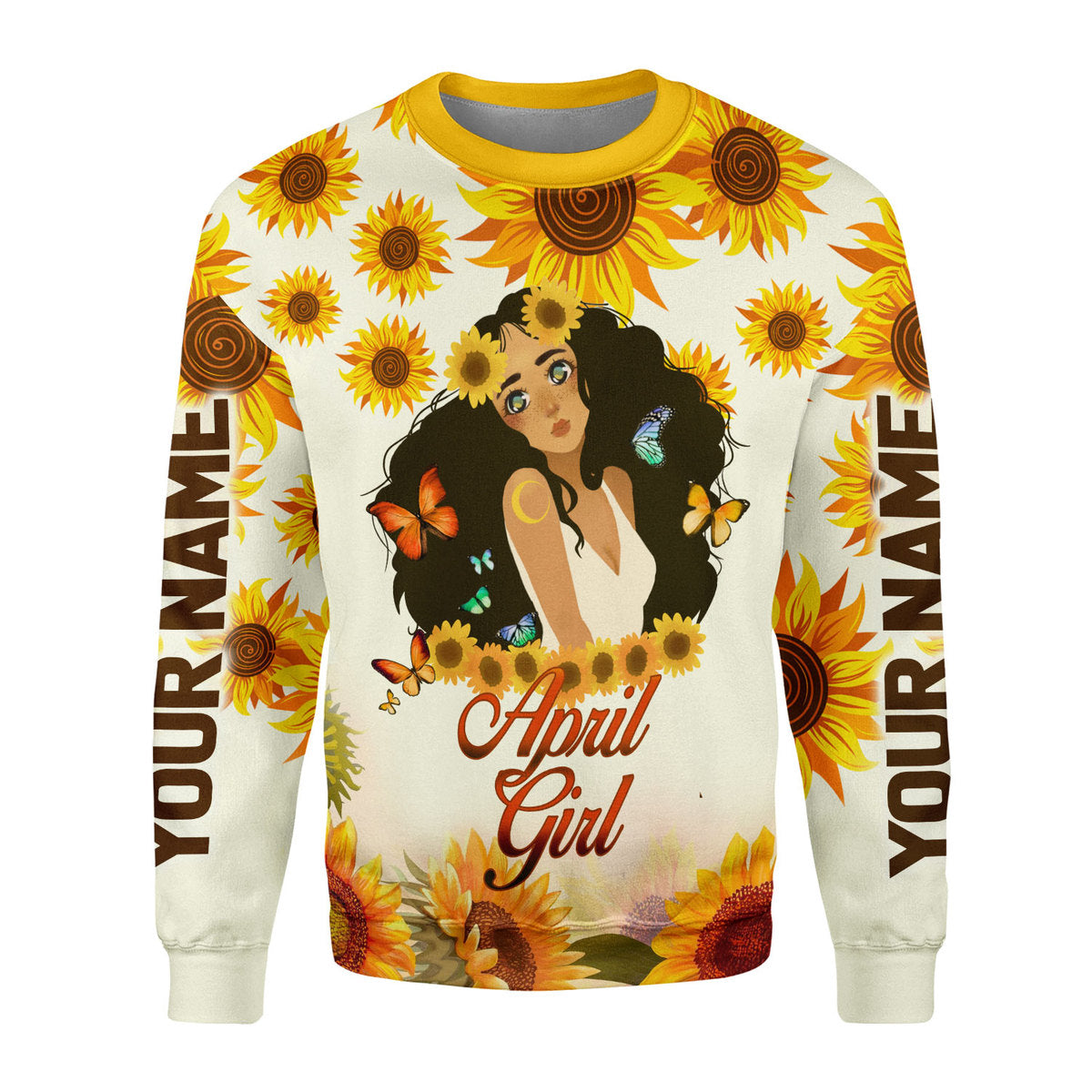 YMskins Personalized Tops April Girl All Over Printed