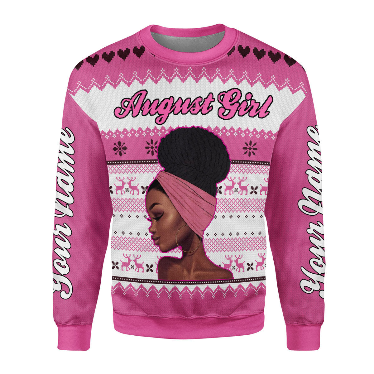 YMskins Personalized Tops August Girl All Over Printed