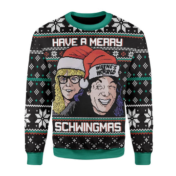 YMskins Christmas Sweater Have A Merry Schwingmas 3D Apparel
