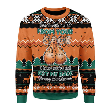 YMskins Christmas Sweater Even Though I'm Not From Your Sack 3D Apparel
