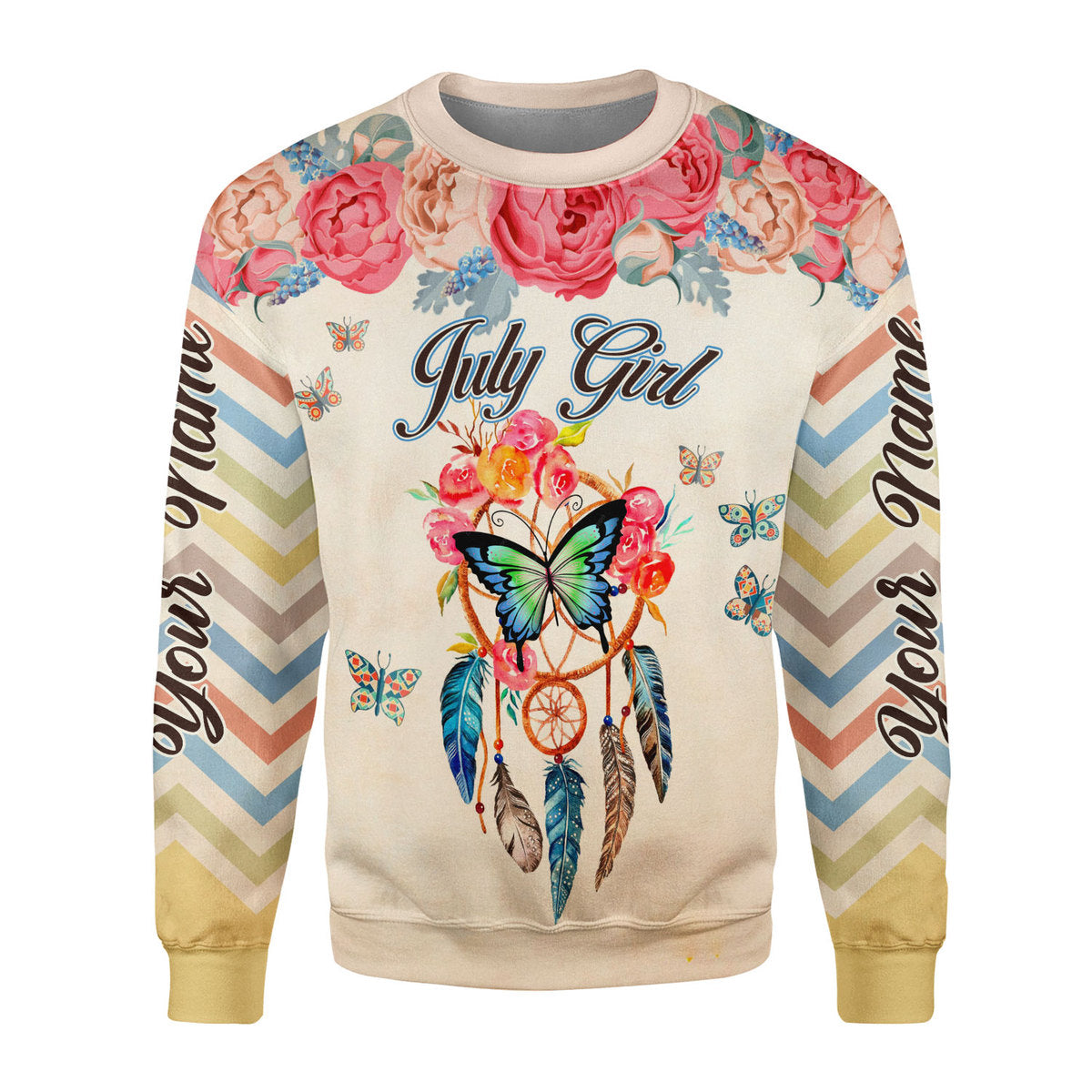 YMskins Personalized Tops July Girl All Over Printed