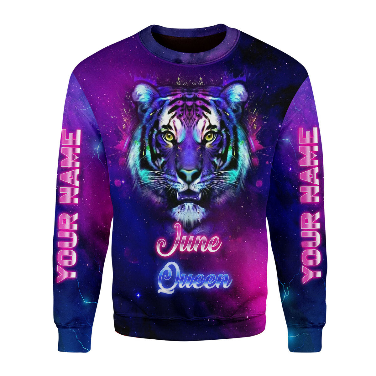 YMskins Personalized Ugly Sweater June Queen All Over Printed