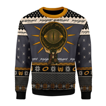 YMskins Christmas Sweater The Lord of the Rings Burden 3D Apparel