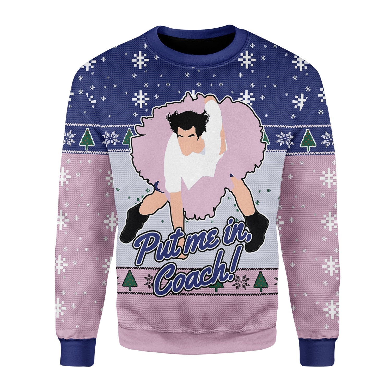 YMskins Christmas Sweater Put Me In Coach 3D Apparel