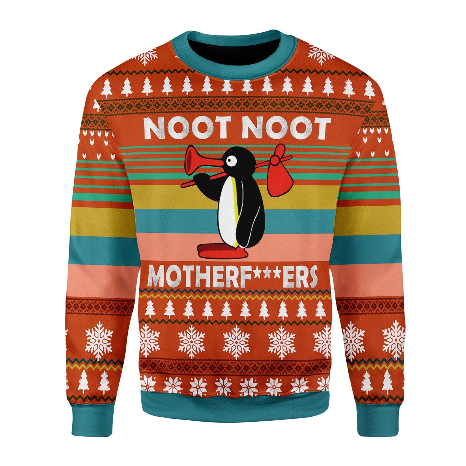 YMskins Christmas Sweater Noot Noot Motherf*kers 3D Apparel