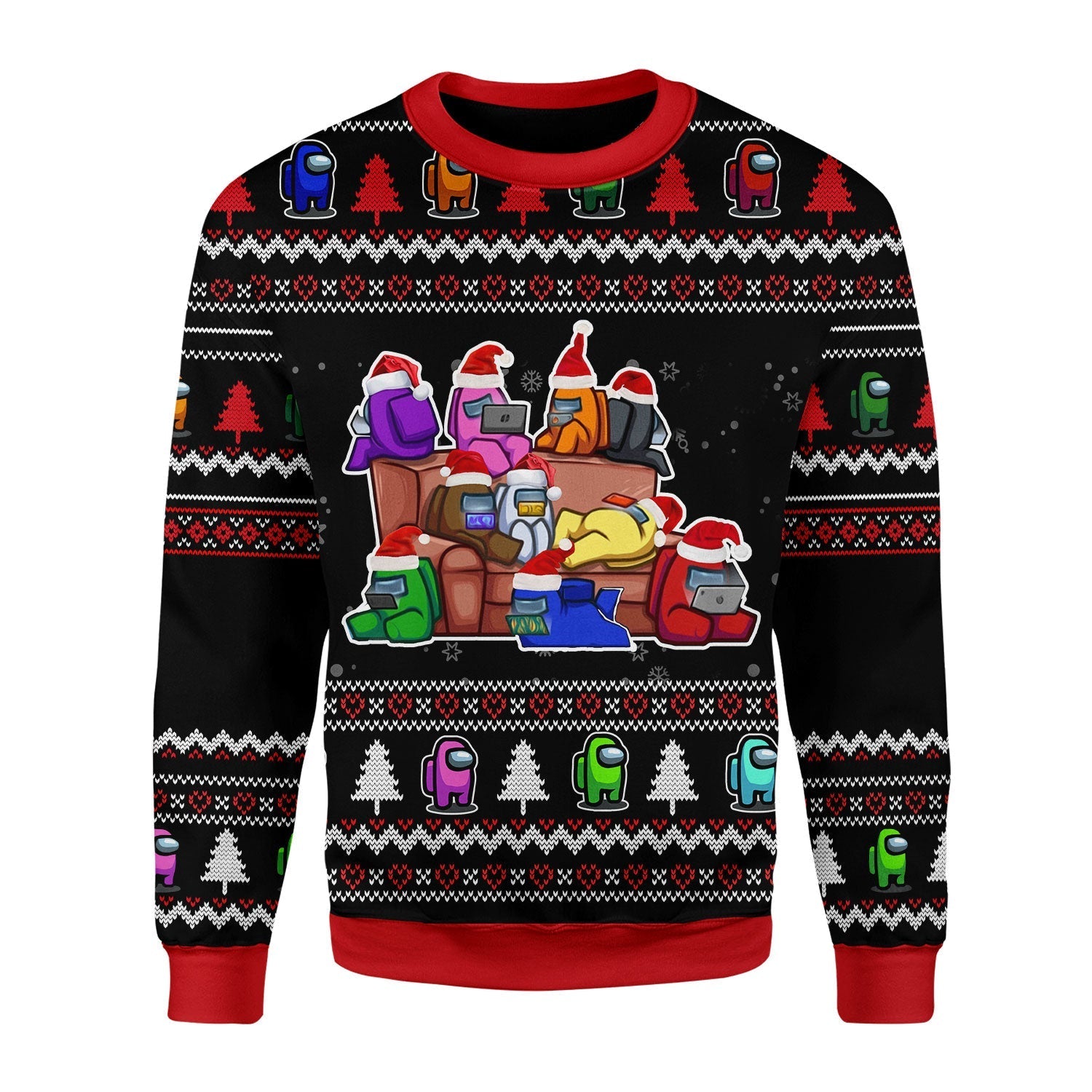 YMskins Christmas Sweater Among Us 3D Apparel