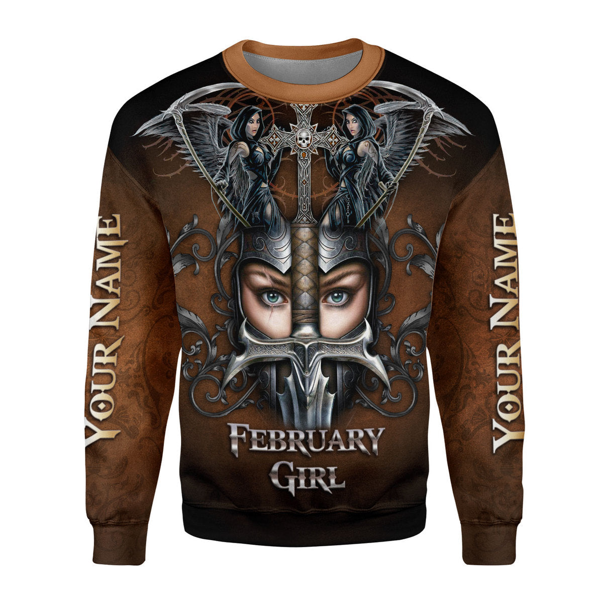 YMskins Personalized Tops February Girl All Over Printed