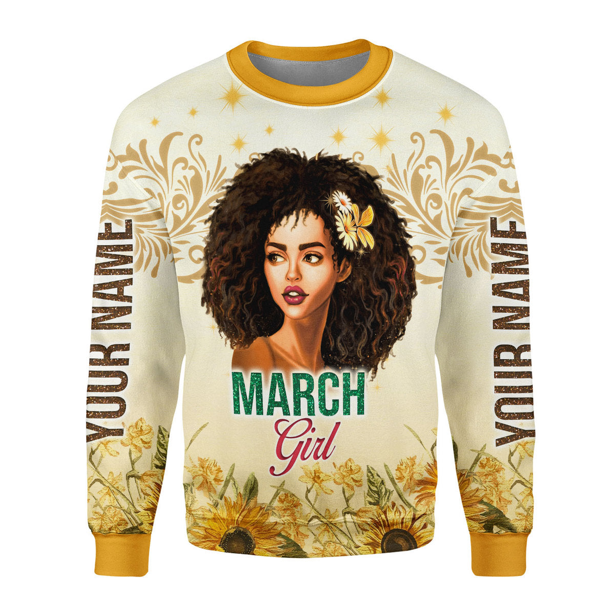 YMskins Personalized Tops March Girl All Over Printed