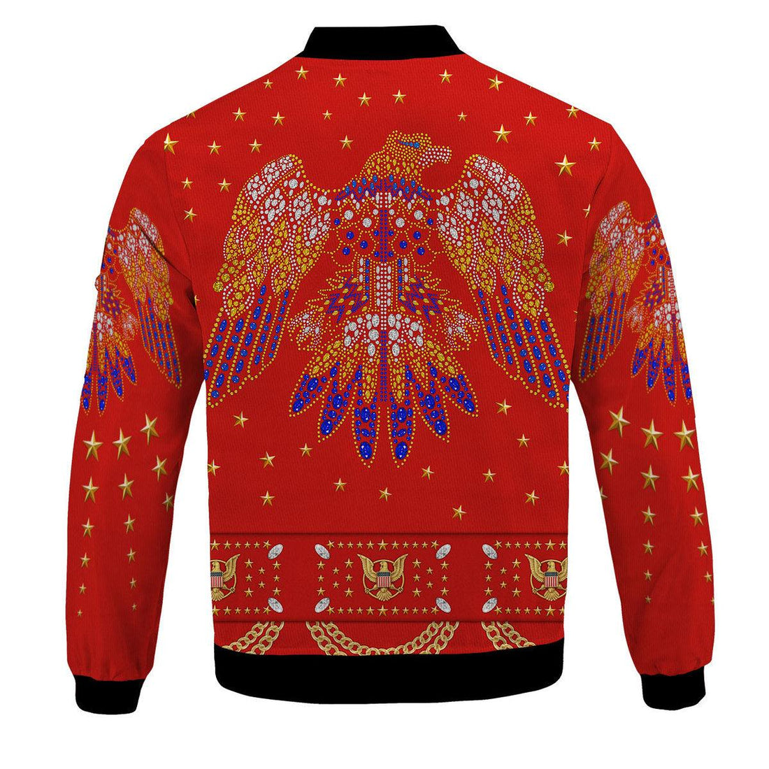 Gearhomie Elvis Eagle Red Bomber Jacket - Gearhomie.com