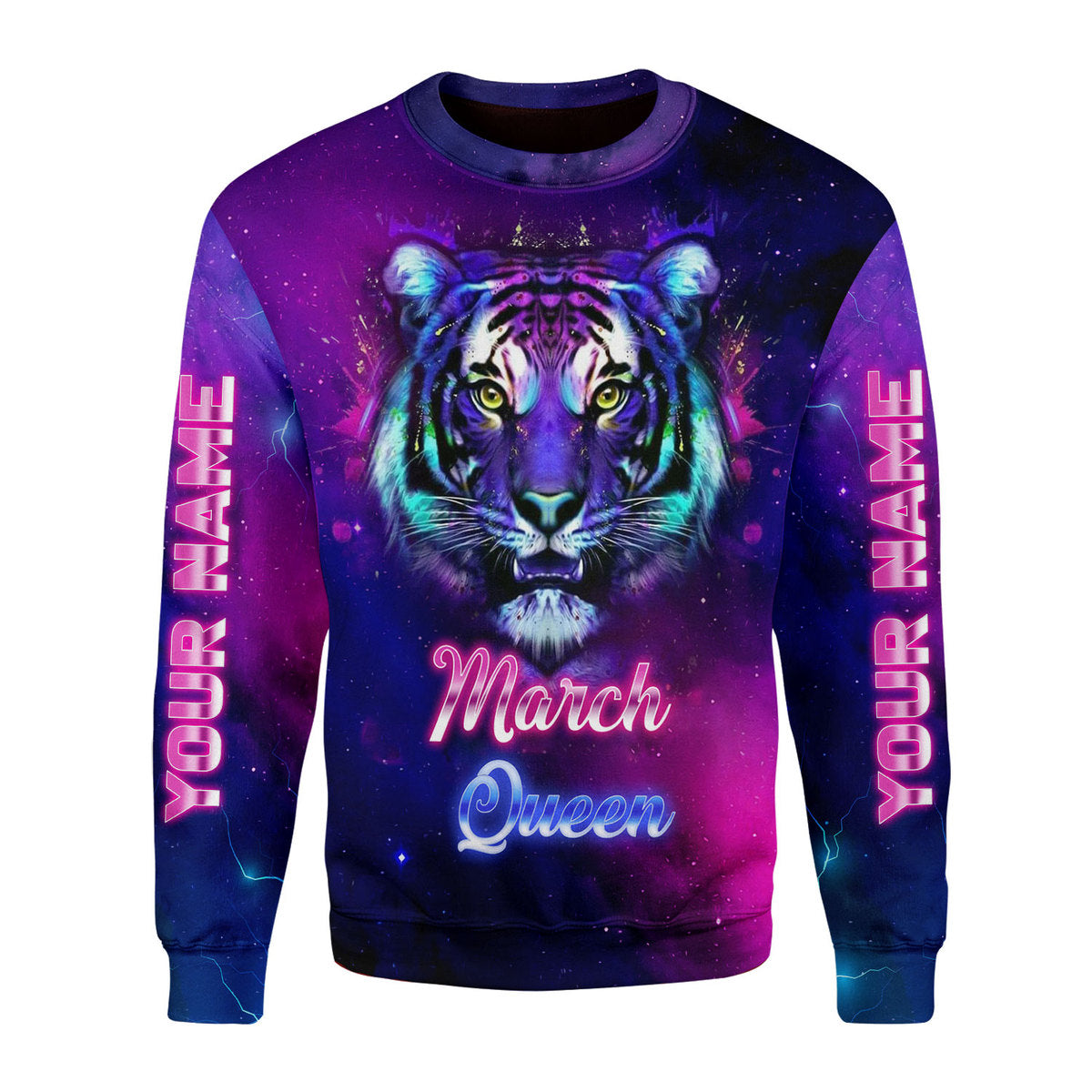 YMskins Personalized Ugly Sweater March Queen All Over Printed