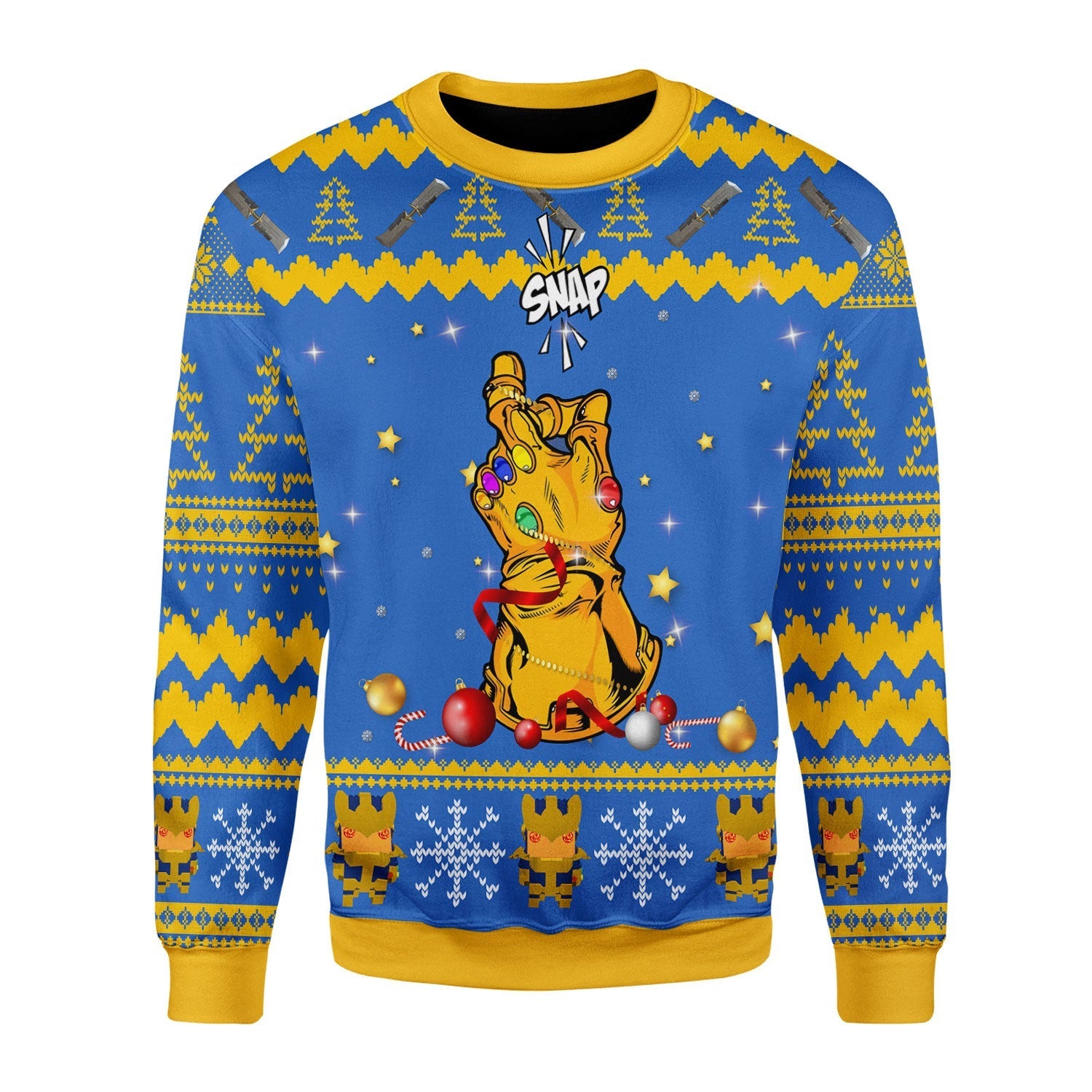 YMskins Christmas Sweater I Am Inevitable 3D Apparel