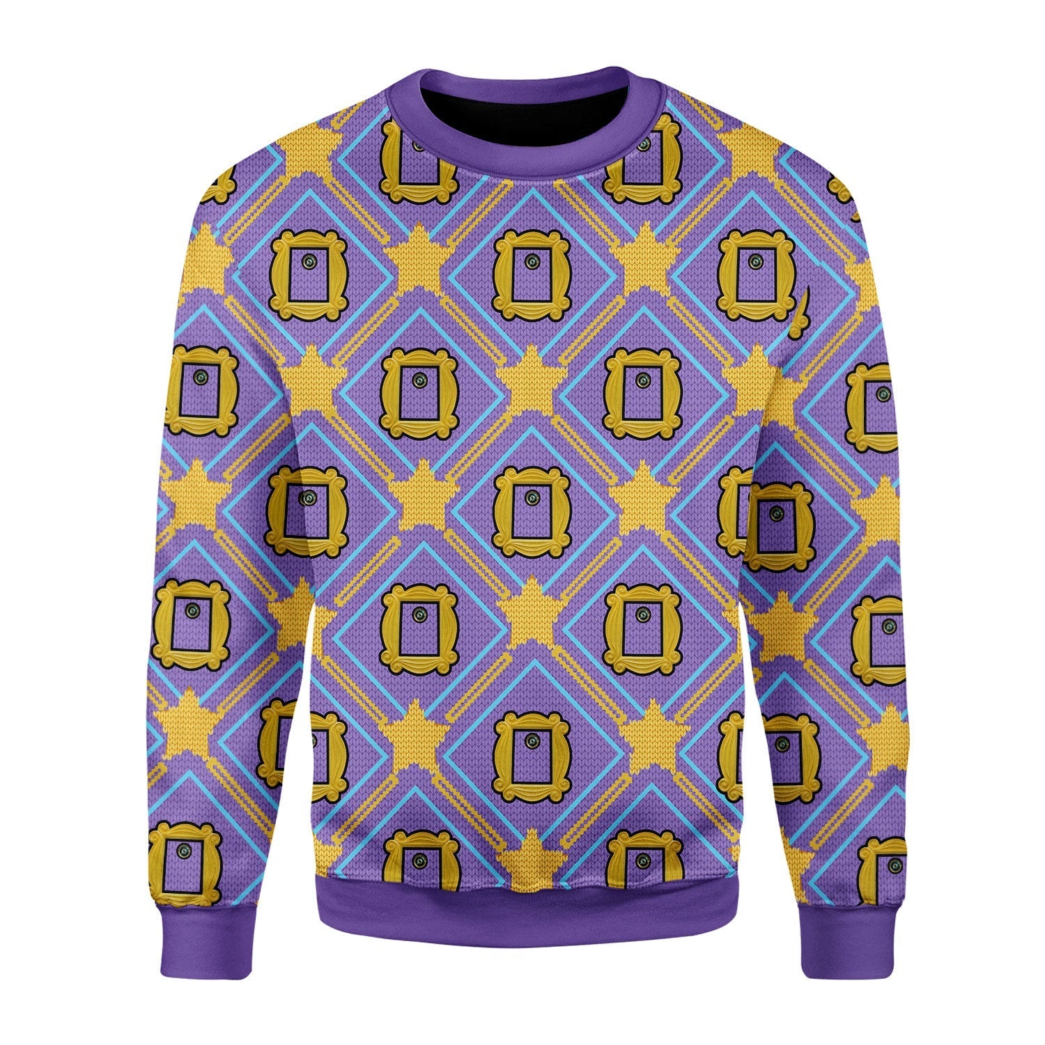 YMskins Christmas Sweater Friends' Monica's Door Eye Hole 3D Apparel