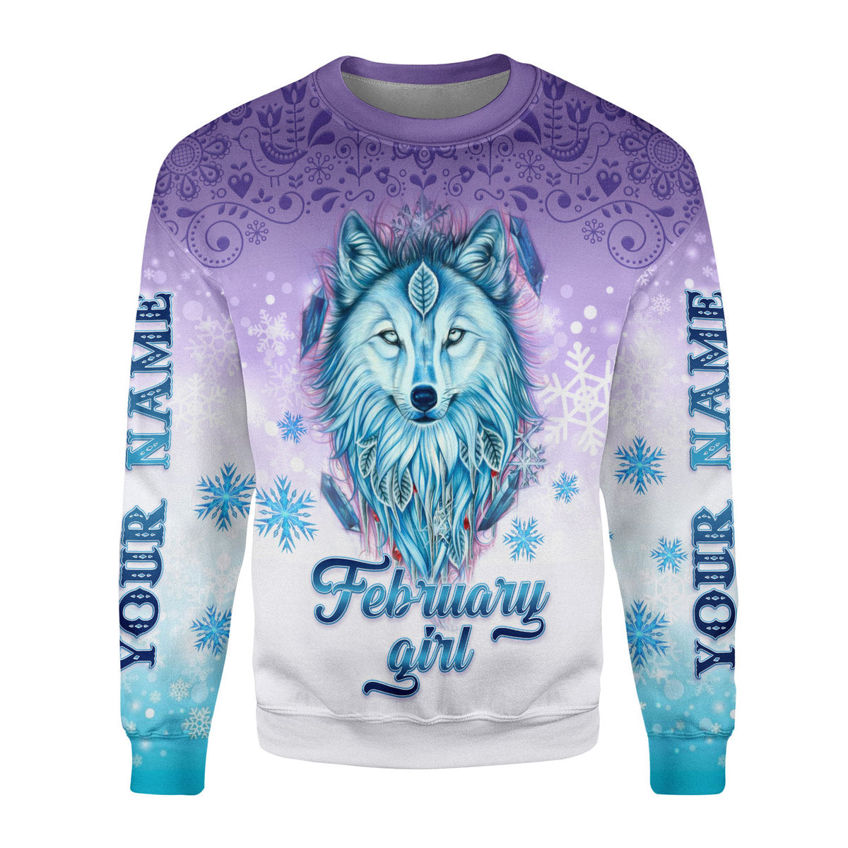 YMskins Personalized Tops I'm A February Queen All Over Printed