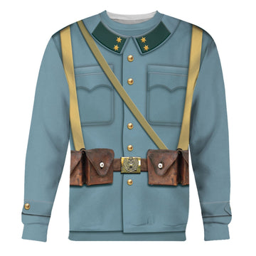 World War 1 Uniforms Austro Hungarian Soldiers Fleece Long Sleeves