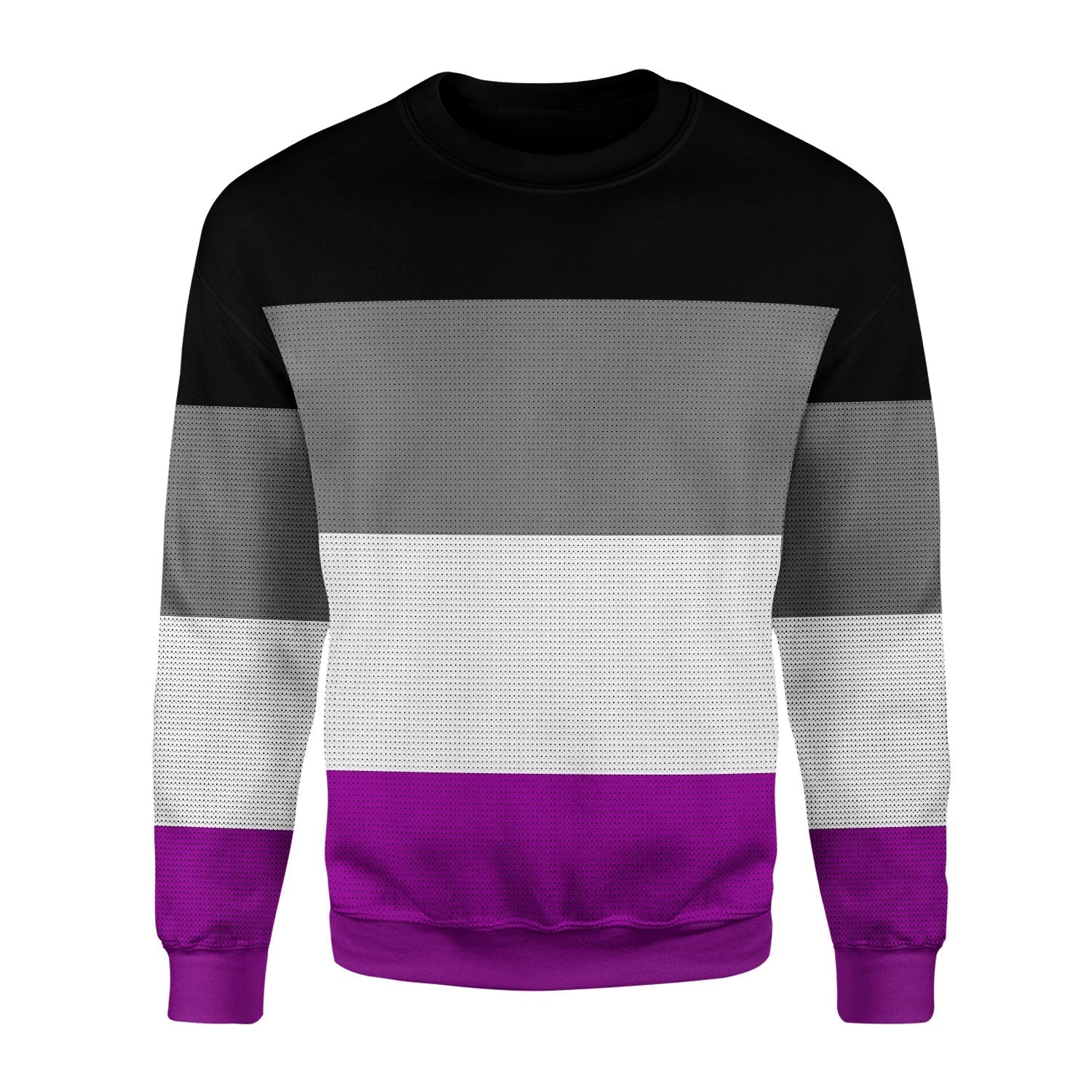 YMskins Christmas Sweater Asexual Pride Flag 3D Apparel