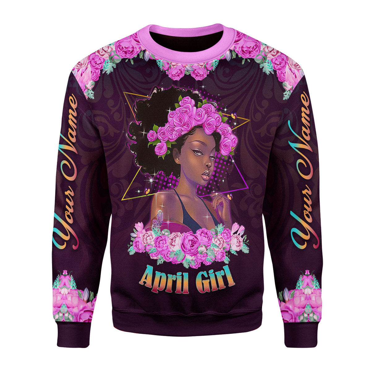 YMskins Personalized Tops April Girl All Over Printed