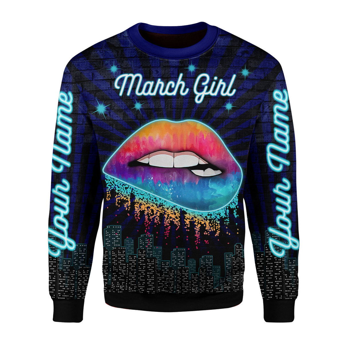 YMskins Personalized Tops March Girl All Over Printed