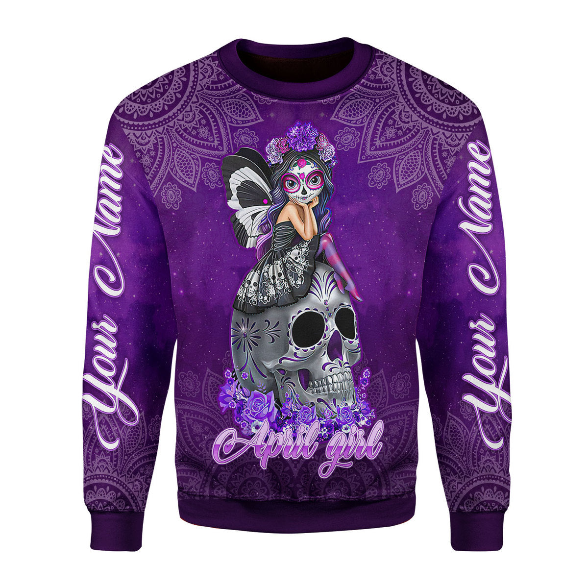YMskins Personalized Tops April Girl I Have Tattoos All Over Printed