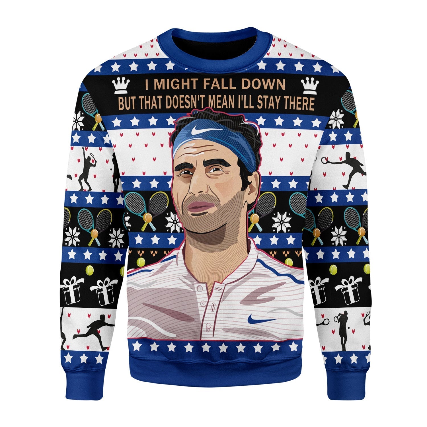 YMskins Christmas Sweater Doesn't Mean I'll Stay There 3D Apparel