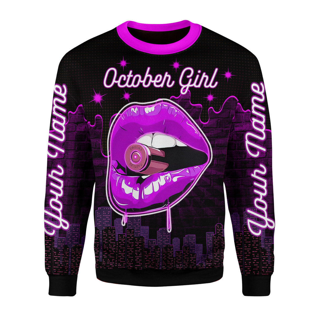 YMskins Personalized Tops  I'm An October Girl All Over Printed