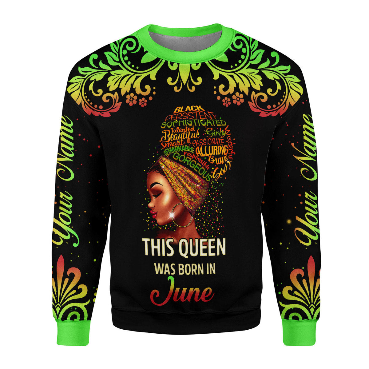 YMskins Personalized Tops June Girl I Am 100% Me All Over Printed