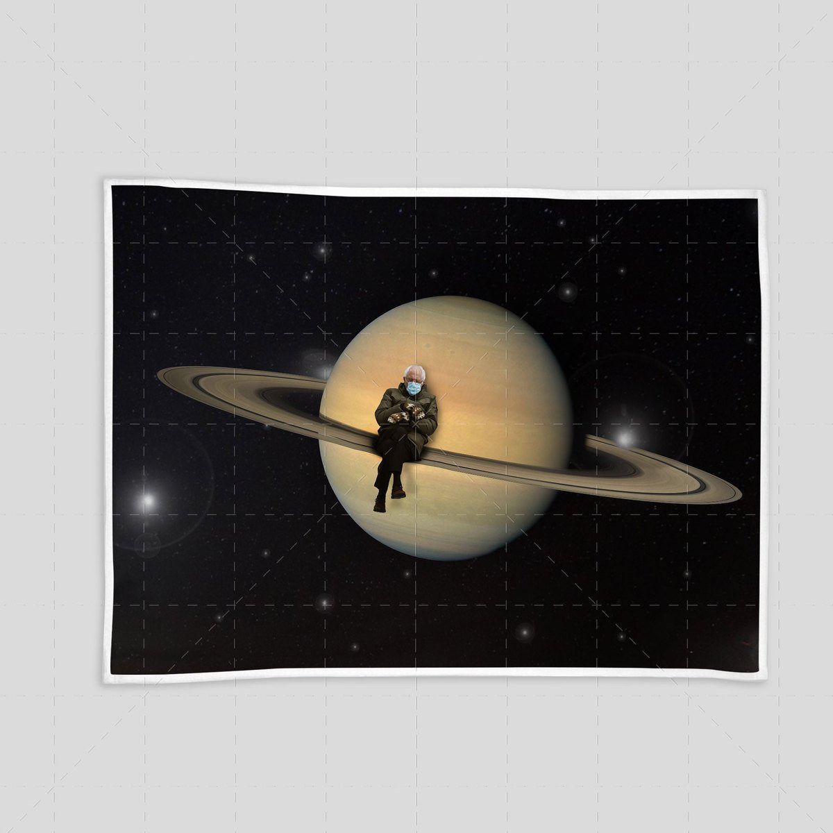 Bernie Sanders In Space Blanket